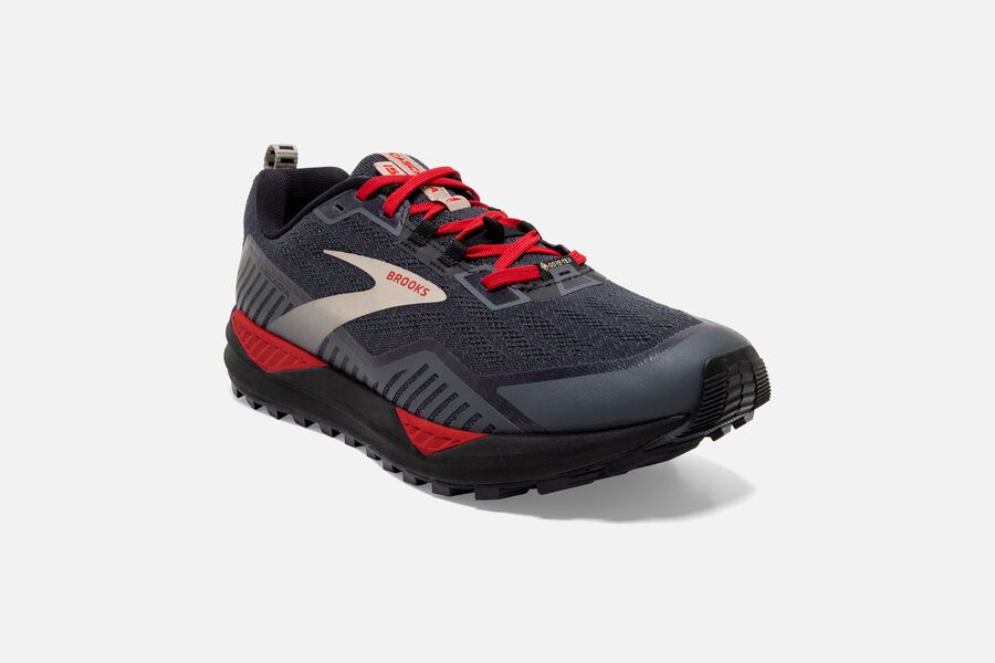 Brooks Cascadia 15 Gtx Trail Löparskor Herr - Svarta/Röda - 4058-GRPOJ